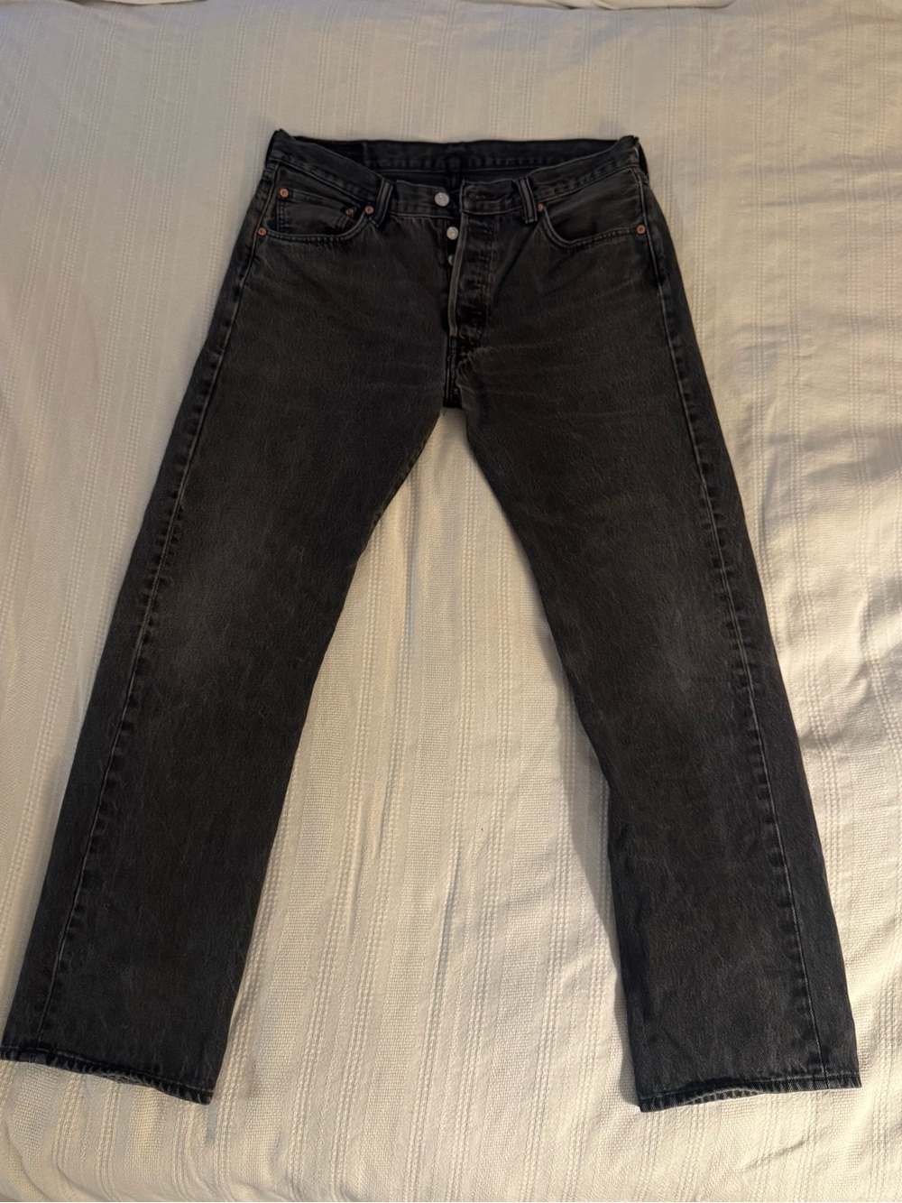 levis 501 jeans • black denim - Picture 2 of 5